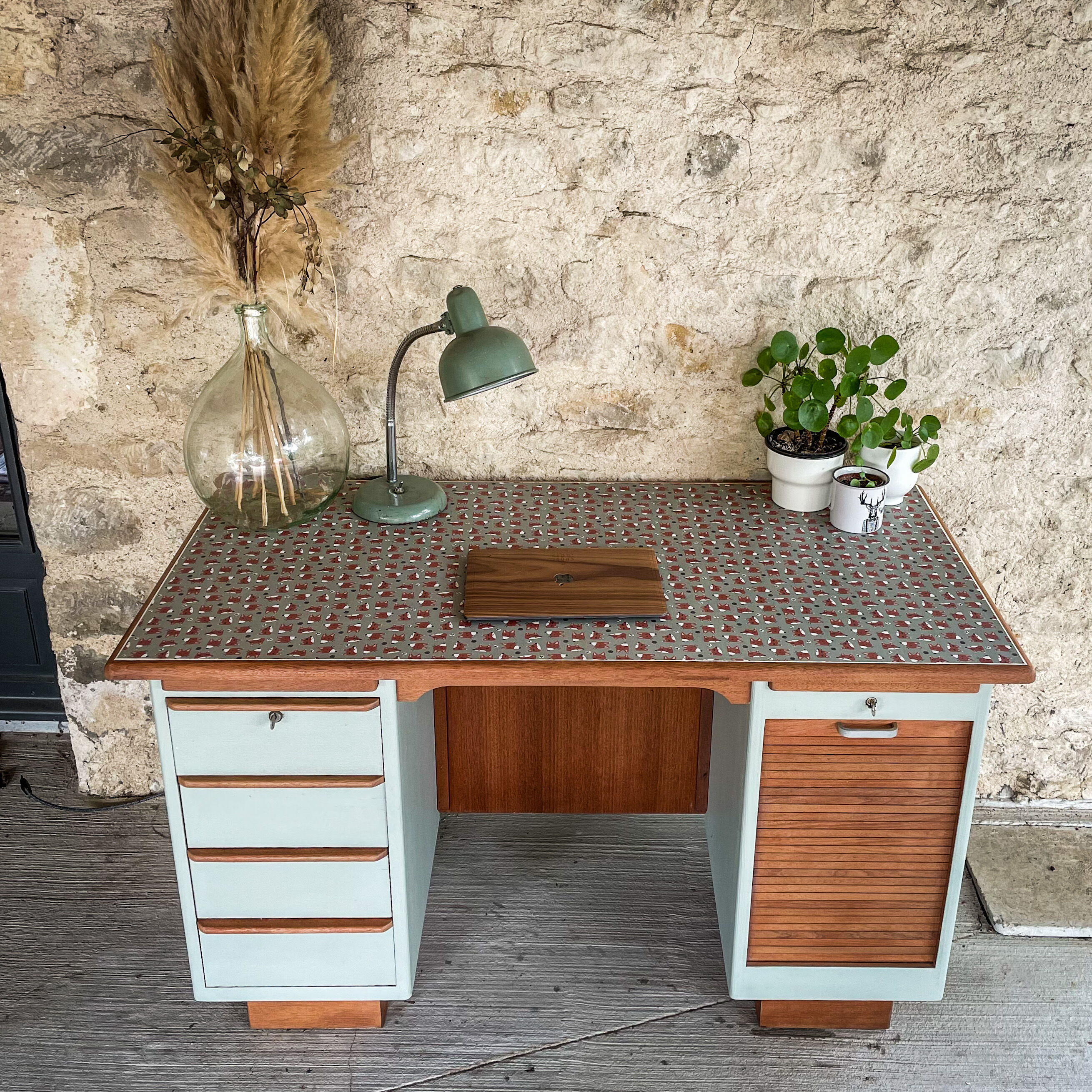 Bureau en teck