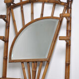 Coat rack bamboo cloakroom 1950