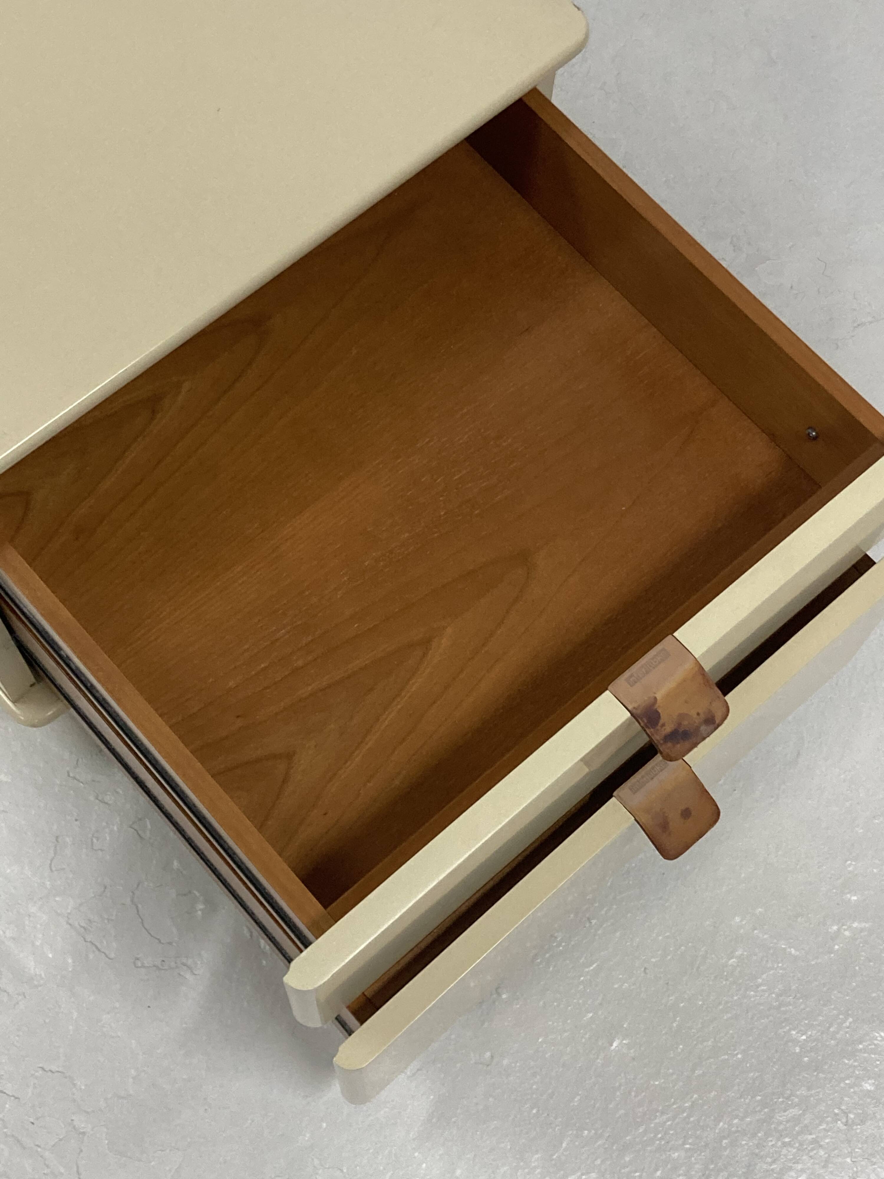 Pair of Interlubke Mutaro Series bedside tables by Peter Maly, 1970s