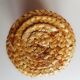 Panier et porte verres paille tressée