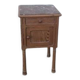Nightstand, marble bedside table