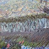 Huile sur toile vue du Brabant