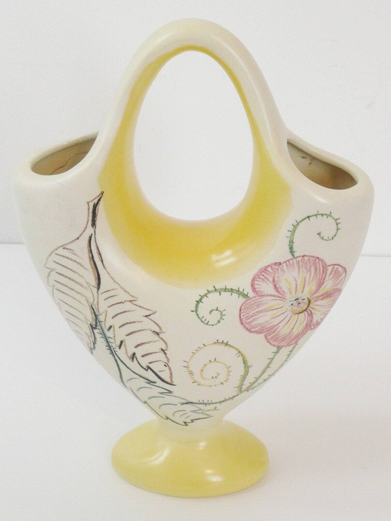 Cerart Monaco 909 vase signed Carl - Vintage ceramic from the 1950s
