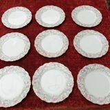 Limoges porcelain dessert plates