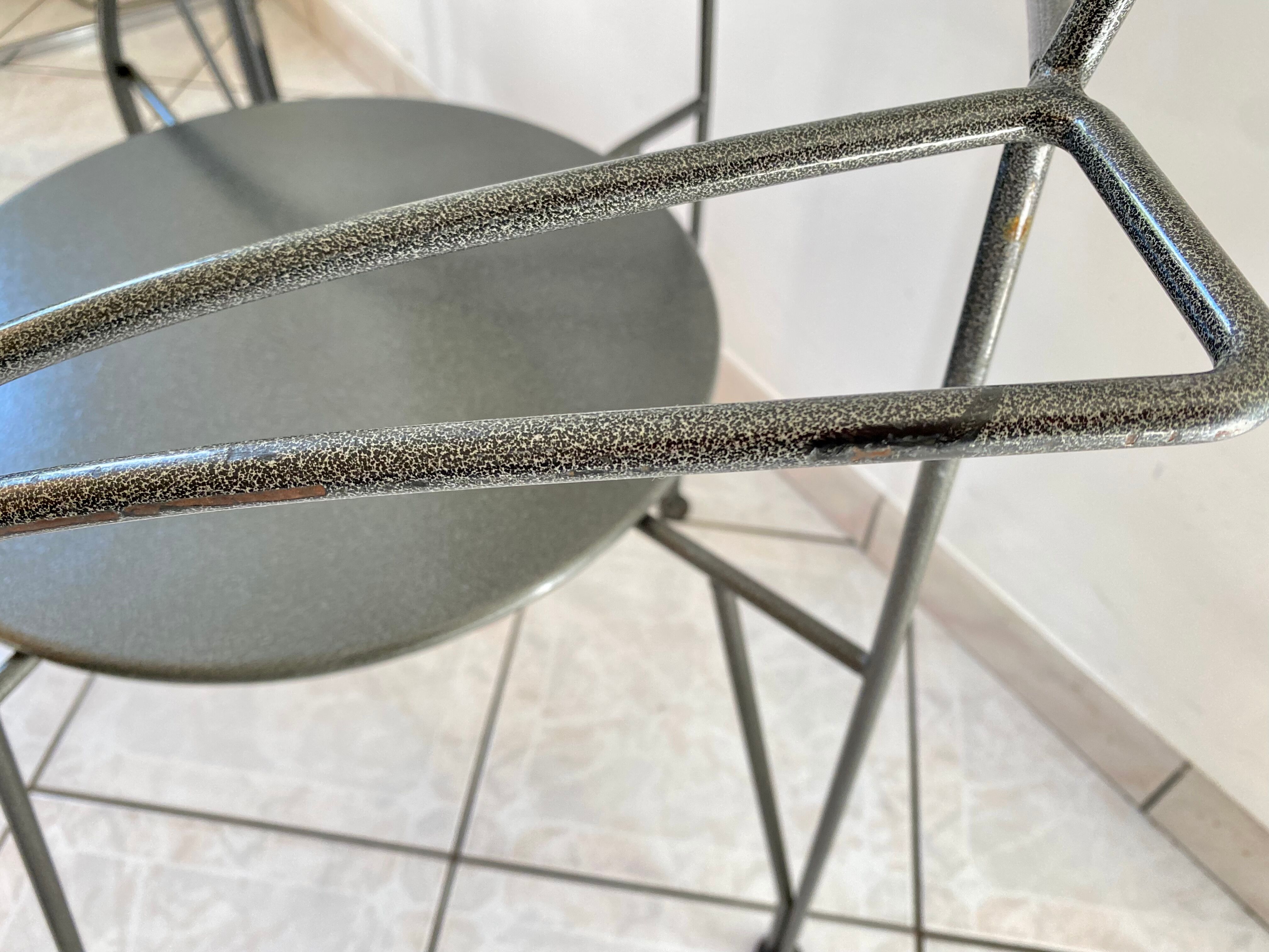 Armchairs Lune d'argent design Pascal Mourgue edition Fermob