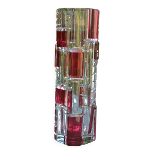 Vase moderne en cristal - st lambert