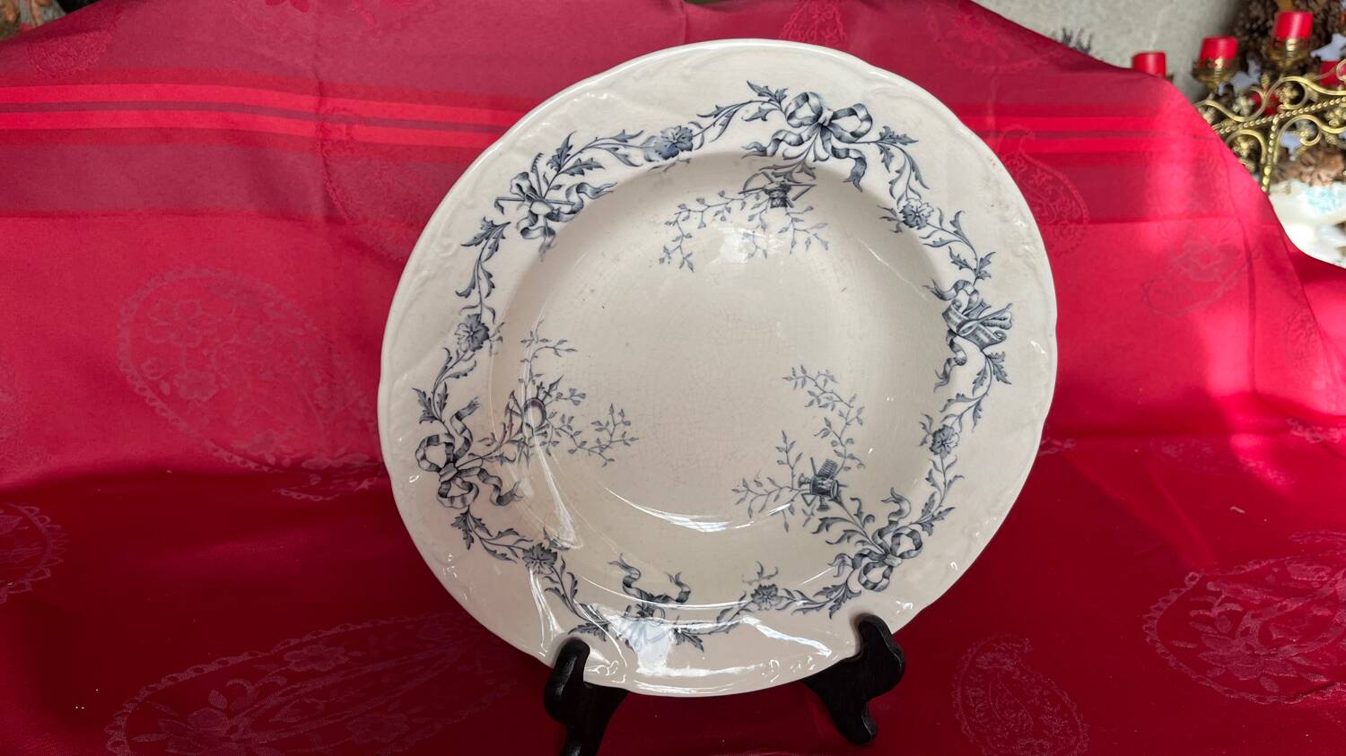 hollow dish WAA and co 19th century