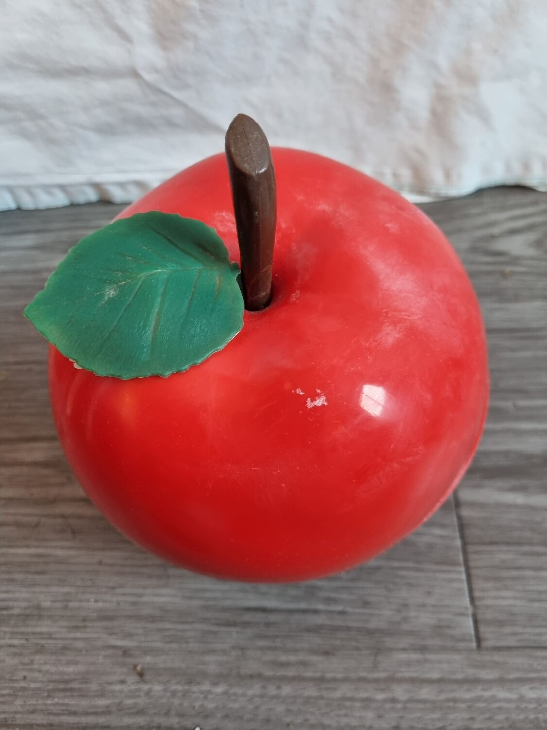 Vintage Red Apple Ice Bucket
