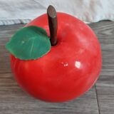 Vintage Red Apple Ice Bucket