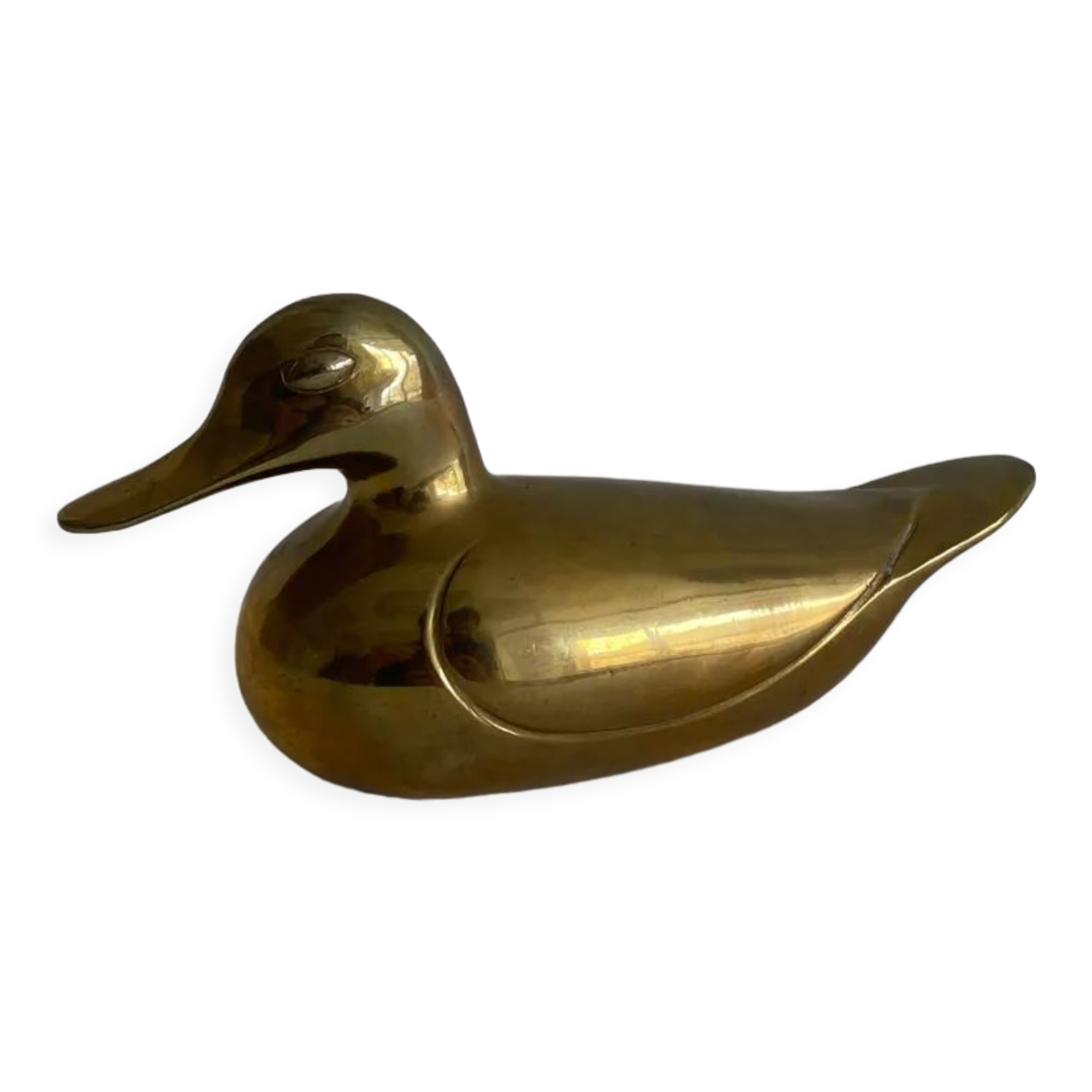 Vintage Brass Duck