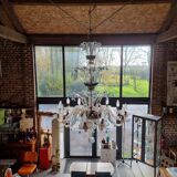 Lustre en verre de Murano