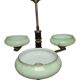 Art Deco style bakelite chandelier, Poland, 1950s