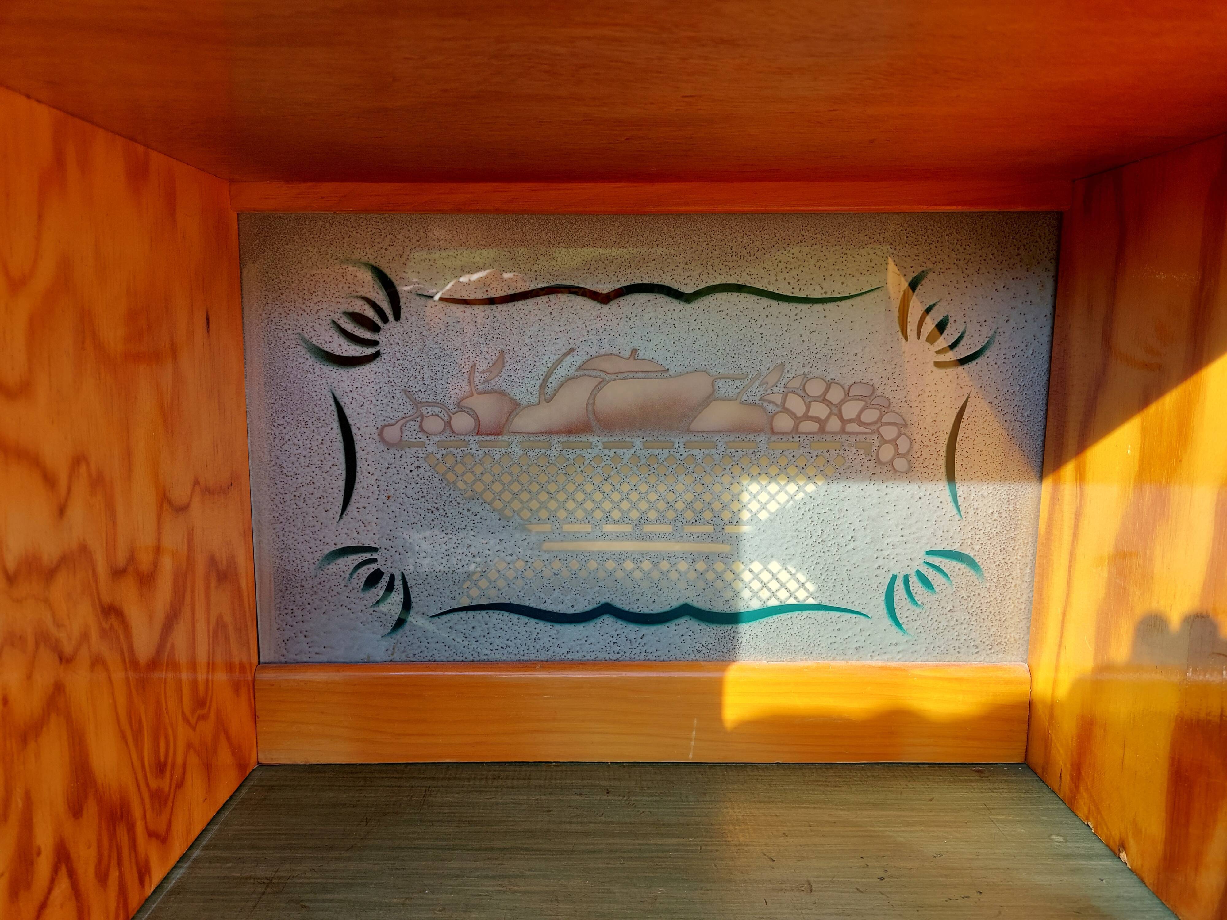 Whole Mado buffet, golden honey color