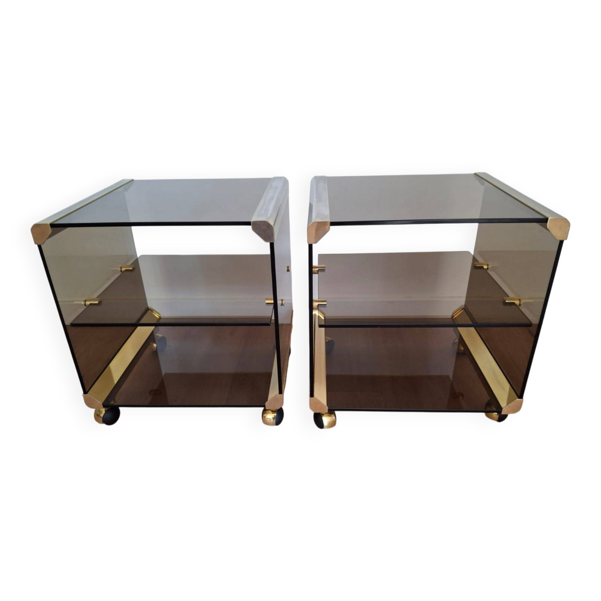 Pair of Italian Coffee Tables, 1970s