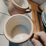 2 mugs en grès