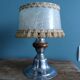 Lampe de chevet métal et bois