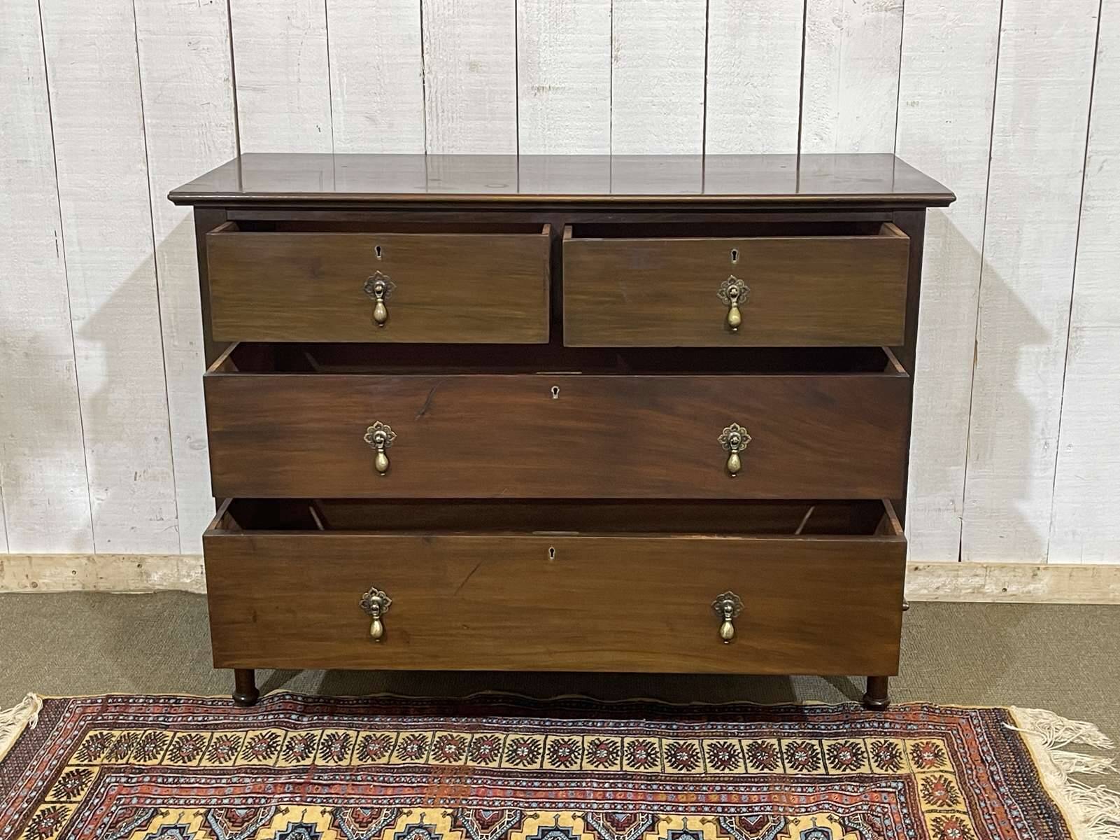 English mahogany commode from the 1930s.