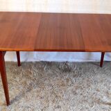 Tables à manger XXL style scandinave en teck – années 60/70