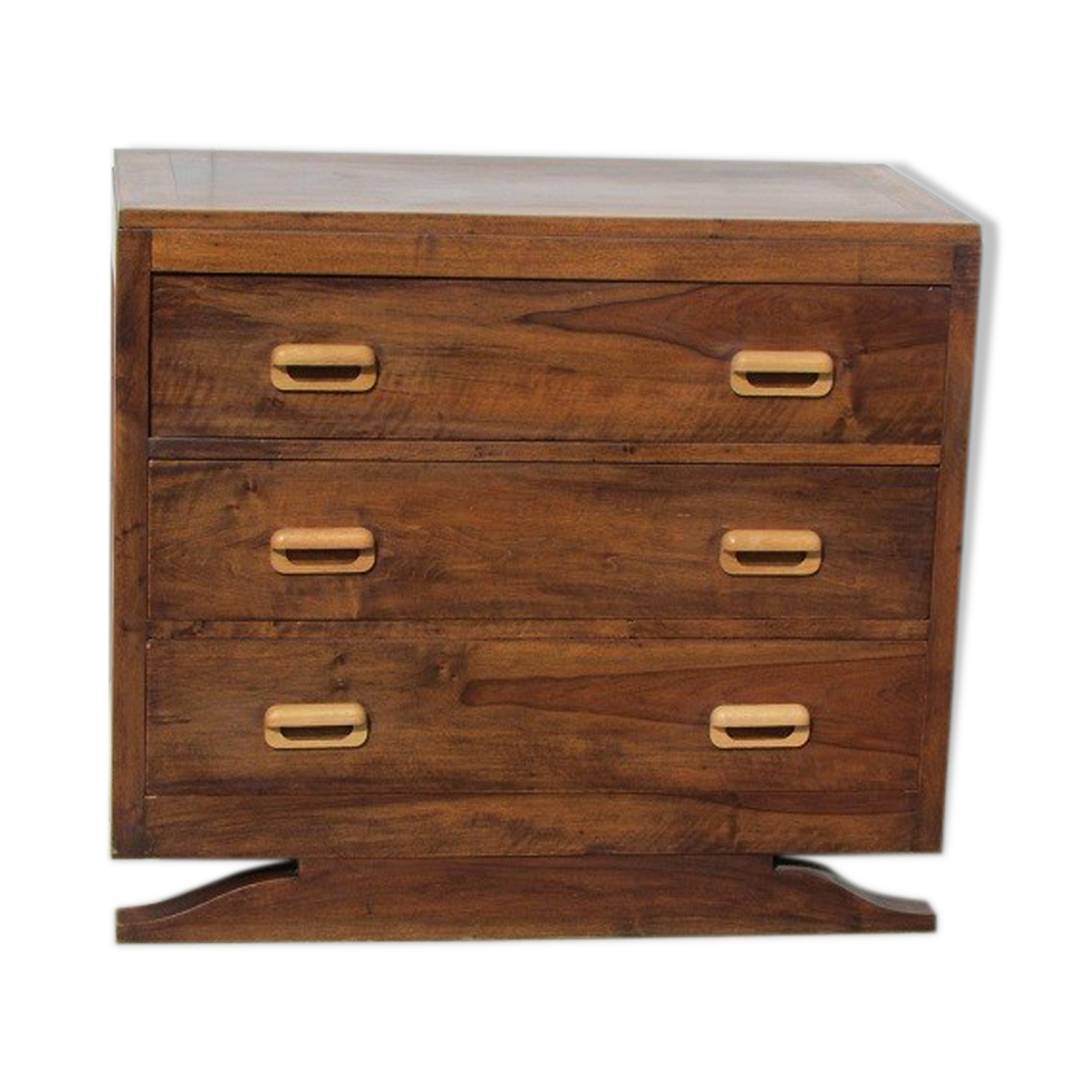 Walnut Art Deco dresser