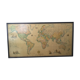 Earth planisphere Girard and Barrére from 1960