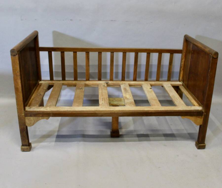 Louis Philippe walnut children's bed