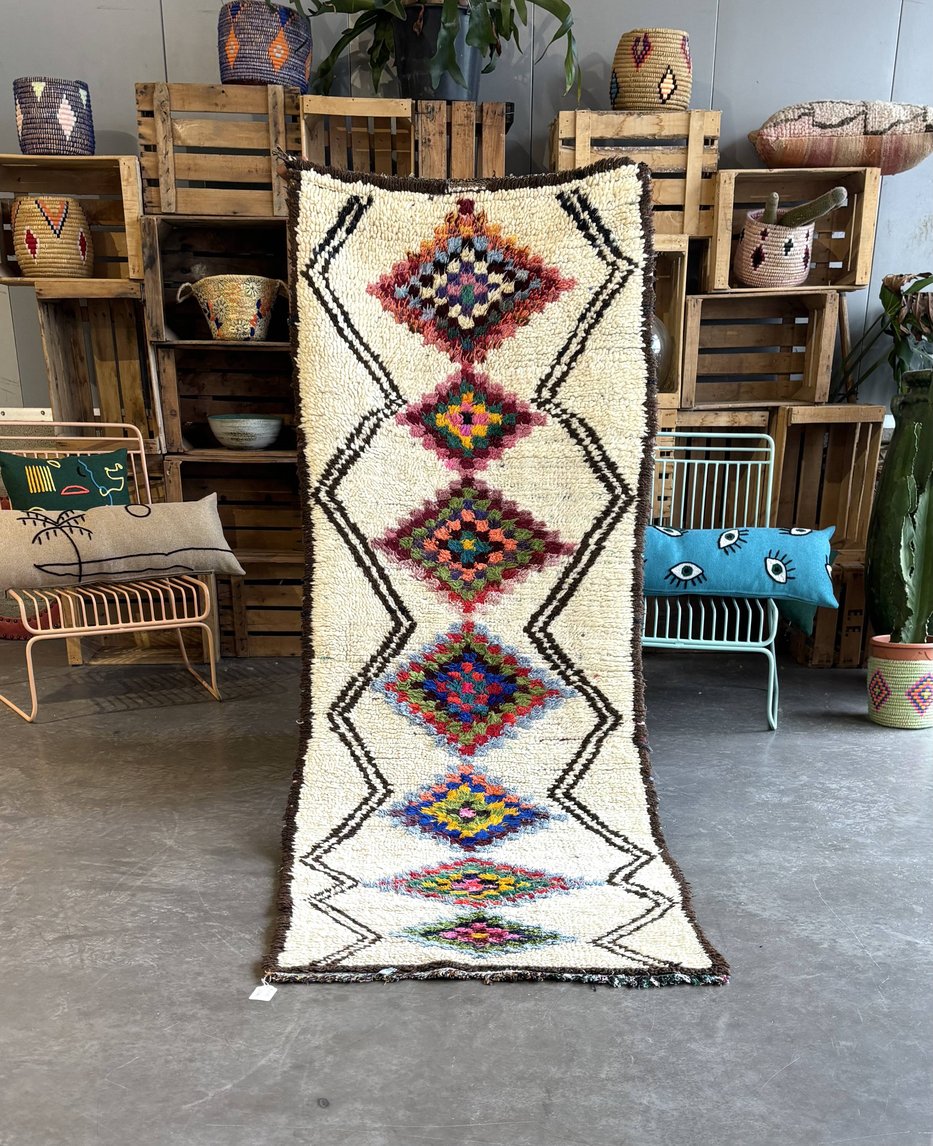 Azilal vintage runner rug: small size, big style