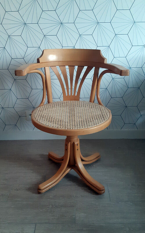 Fauteuil de bureau pivotant ZPM Radomsko - années 50.