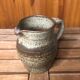 Old vintage brown stoneware pitcher le cep #a429