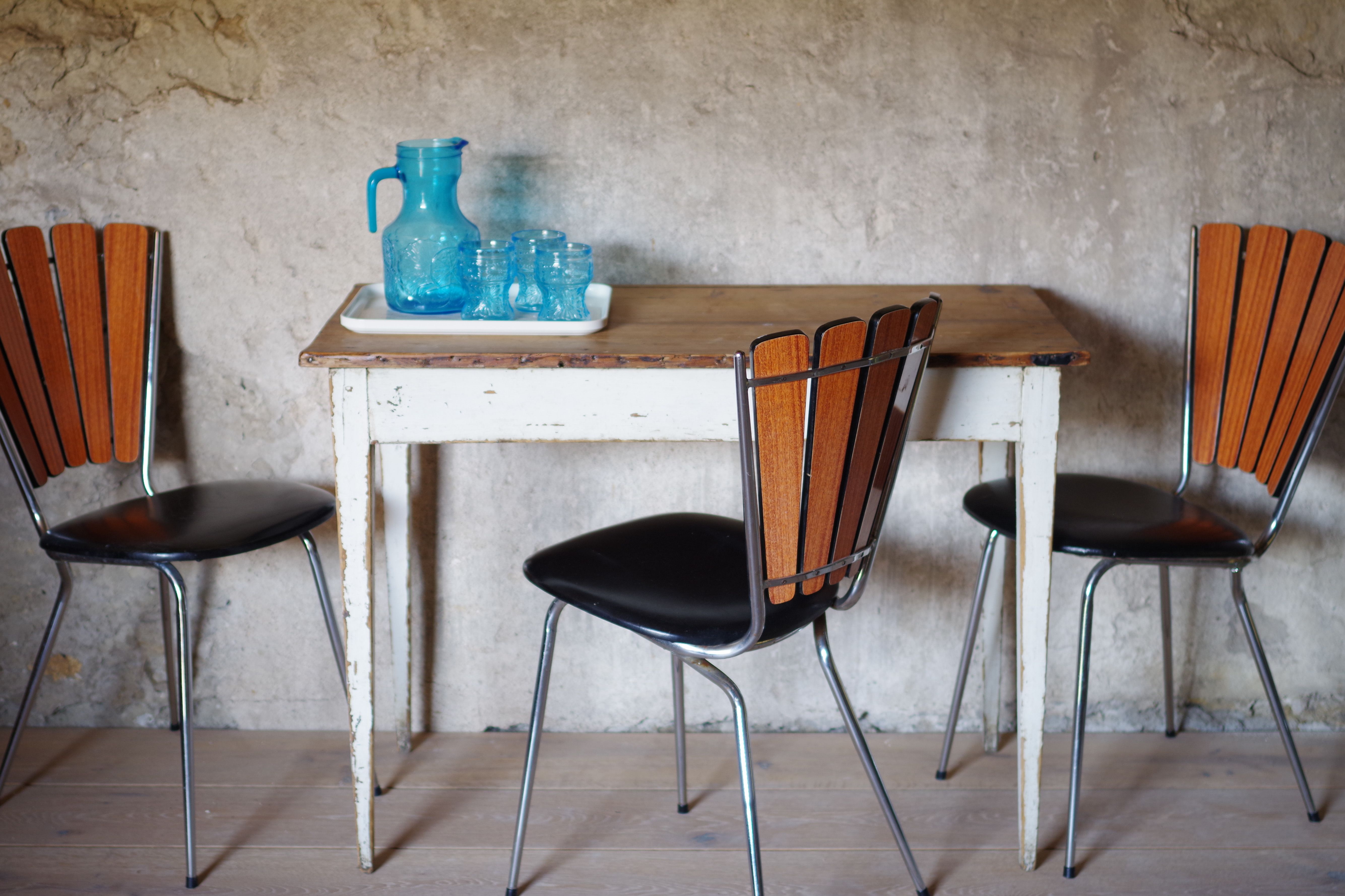 Set of 3 chairs 1970