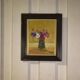 Post-impressionist oil on canvas still life The Anemones by Arthur Van Hecke 1980