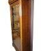 Antique display cabinet with adjustable shelves - Mahogany - Hand polished - 1920s