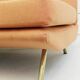 Triennale sofa by Marco Zanuso for Arflex, orange fabric, 1950s
