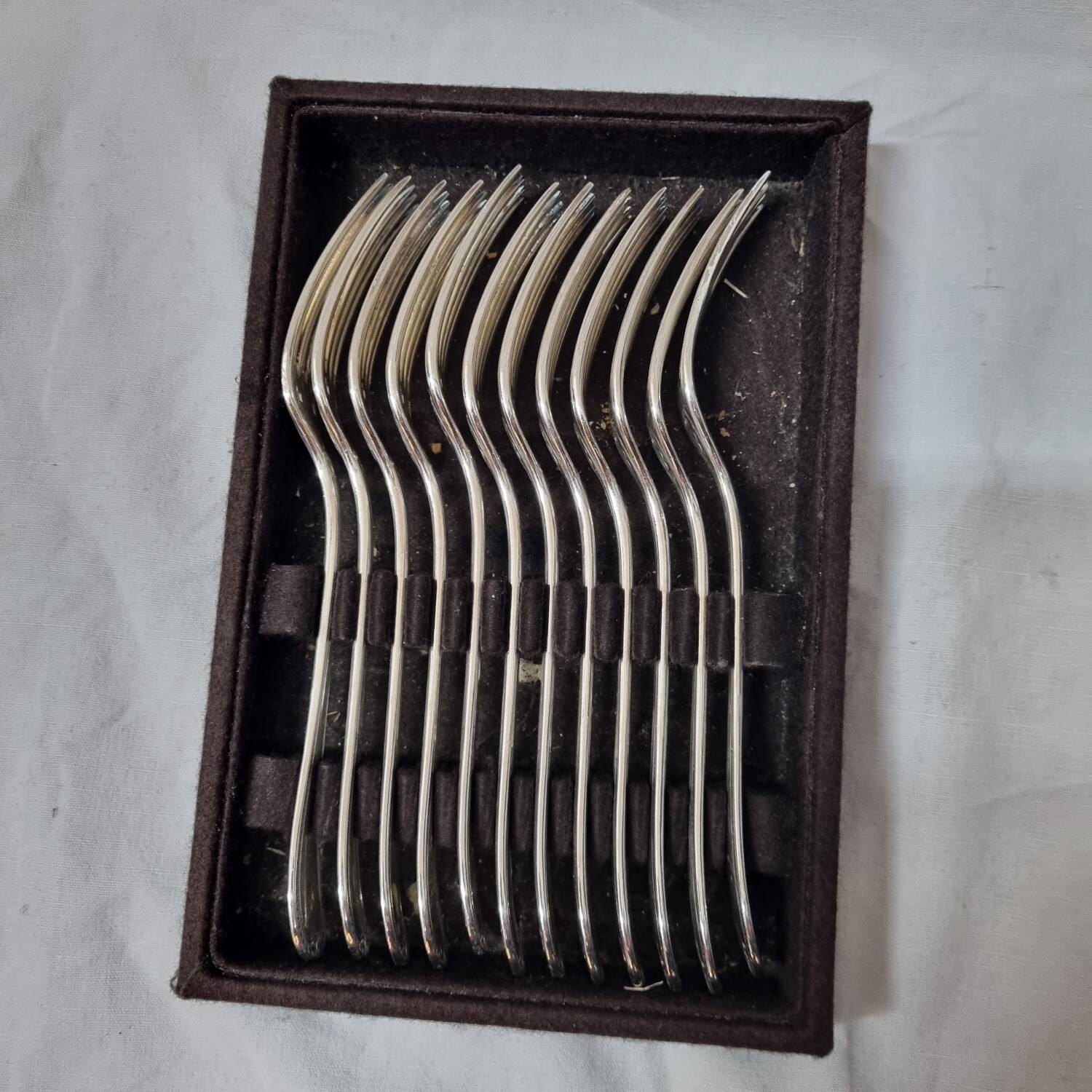 12 Christofle, Malmaison forks