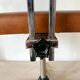 Vintage industrial office chair in skaï