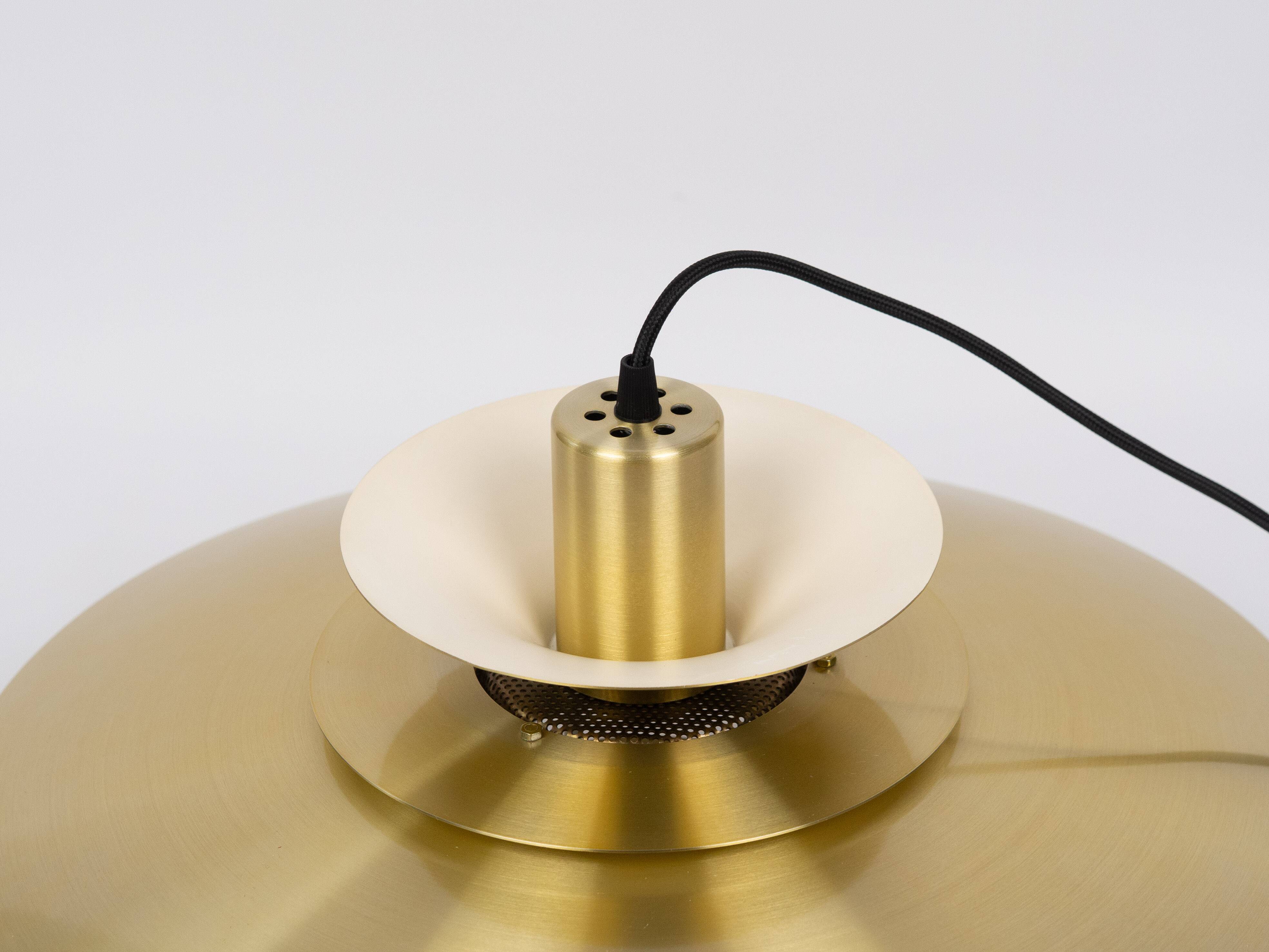 Danish vintage pendant lamp Verona by Kurt Wiborg, Jeka, 1980s