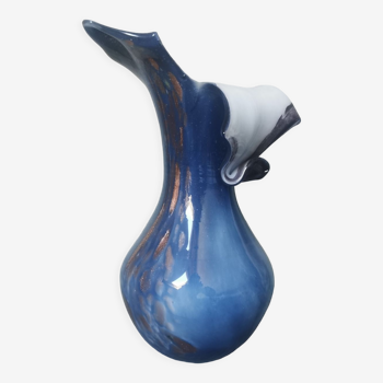 Vase or et bleu Torcheux