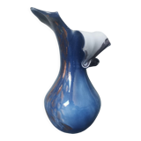 Gold and blue design vase Torcheux