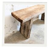 Banc Ancien Bois Brut Vintage Atelier