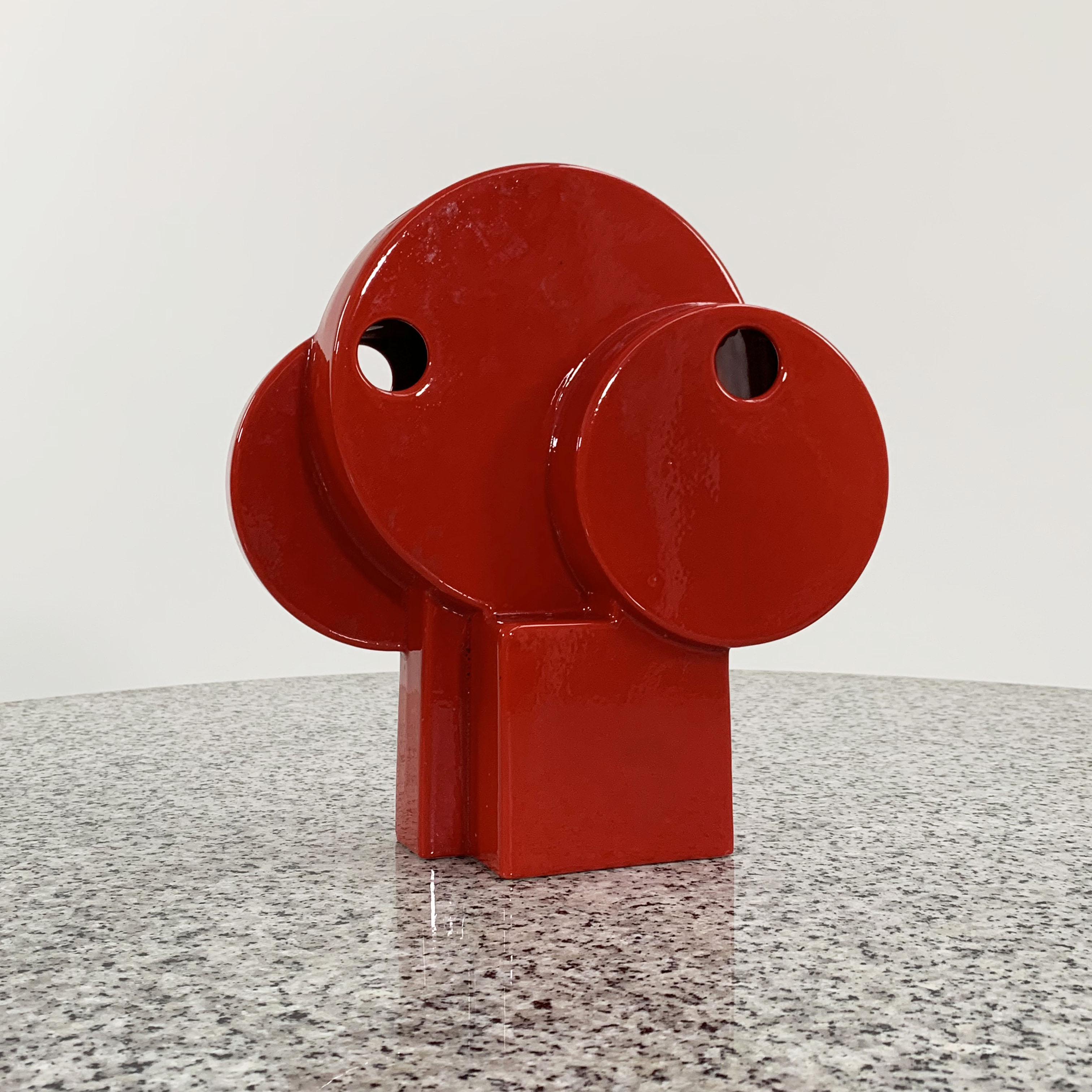 Italian ceramic vase, 1980