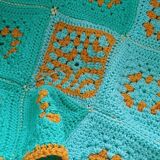 Crochet plaid, Granny squares