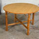 Léontine vintage 60's rattan dining table