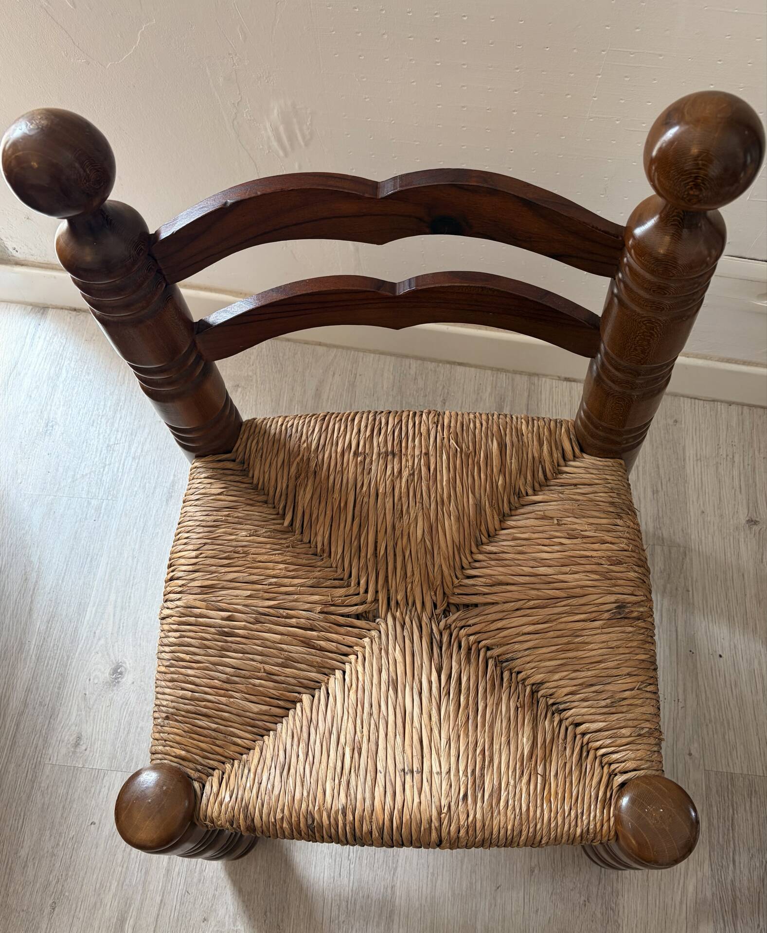 "Fire corner" chair attributed to Charles Dudouyt