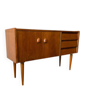 Vintage wooden lowboard / TV unit / small low cabinet