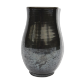 Vase en céramique noir