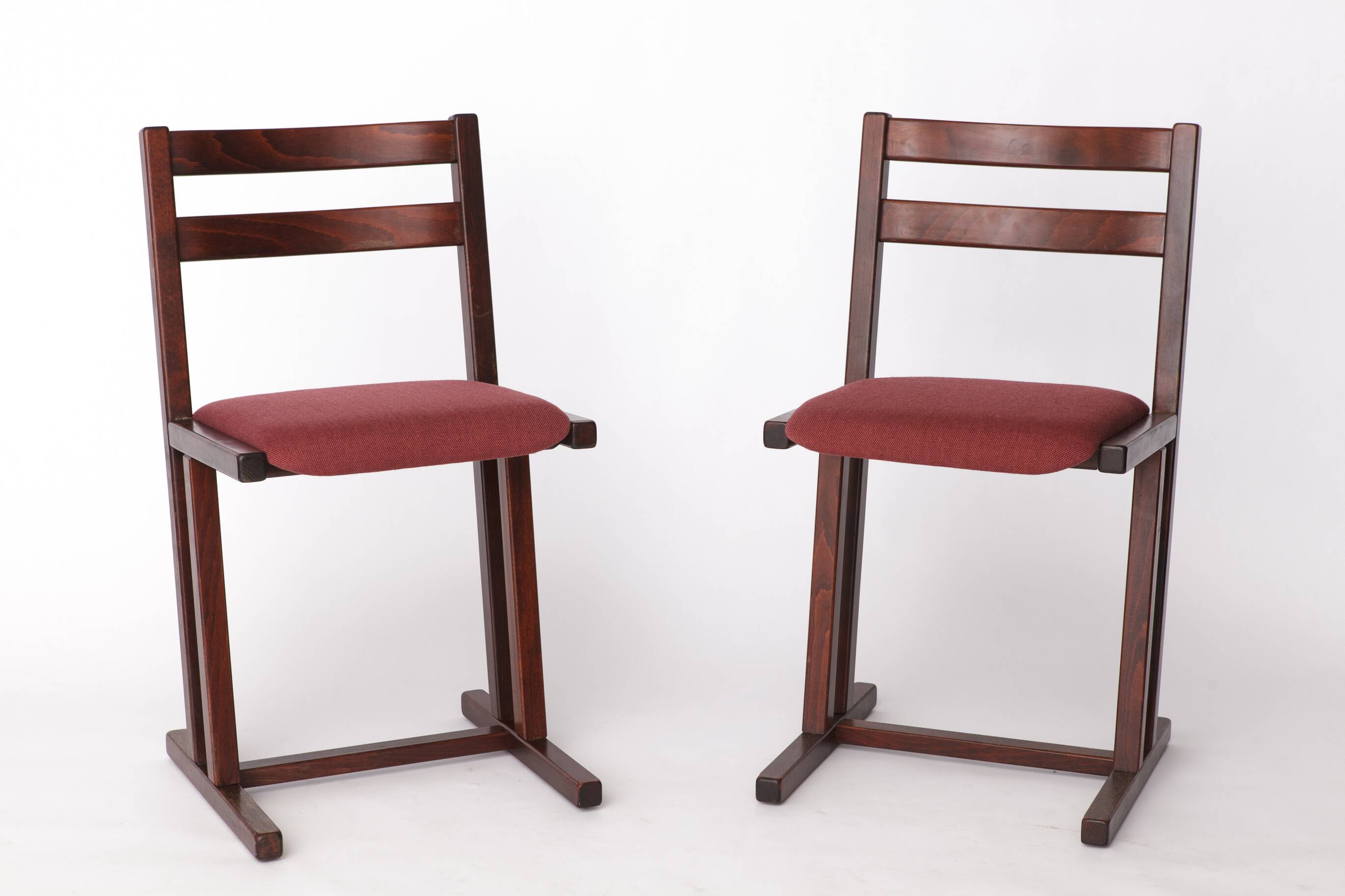 Pair of Vintage Casala Dining Chairs – Mid-Century German Design, Beechwood