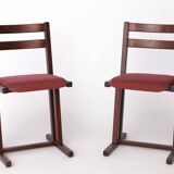 Pair of Vintage Casala Dining Chairs – Mid-Century German Design, Beechwood