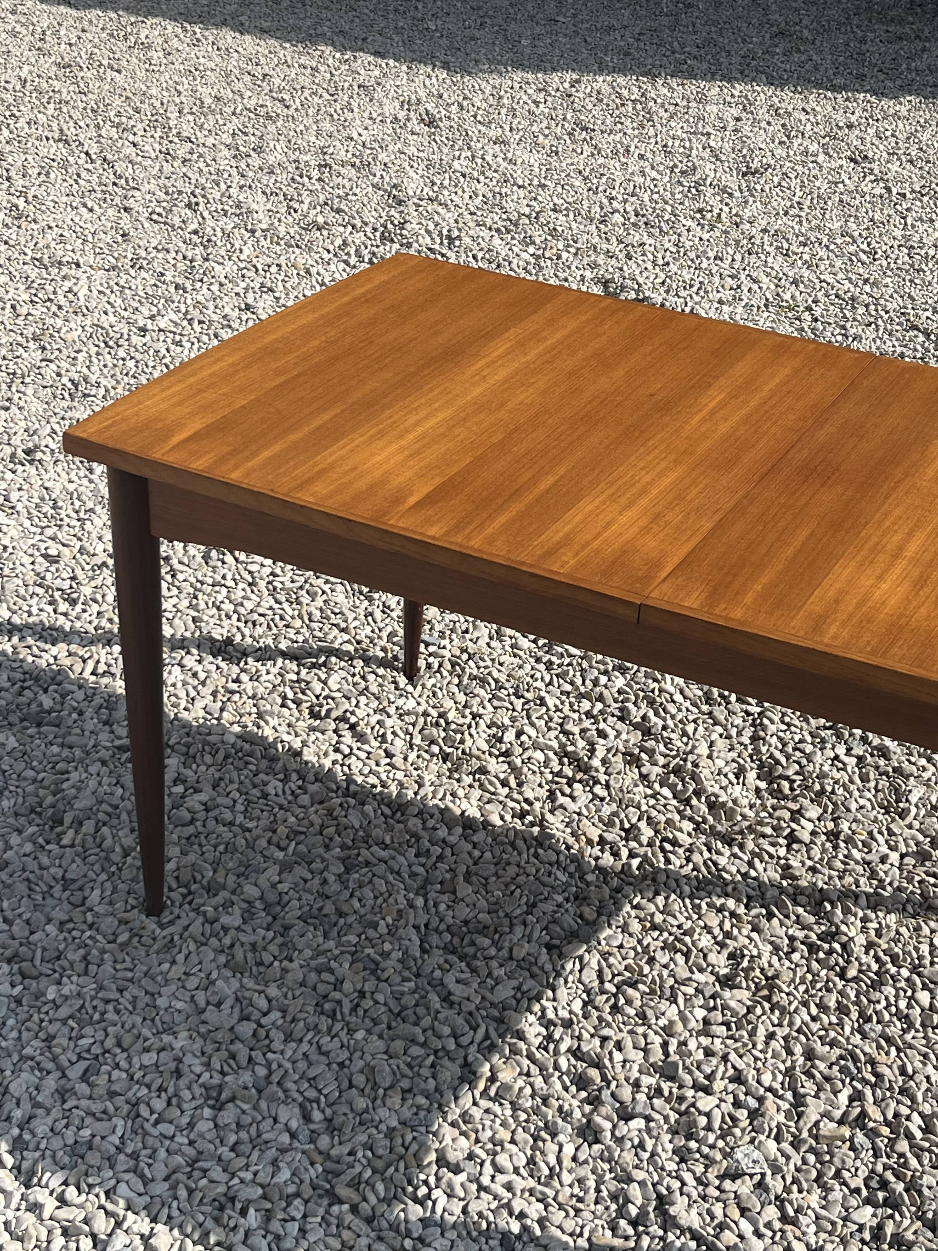 Scandinavian teak dining table