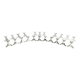 CHRISTOFLE - SET OF 11 SILVER-PLATED KNIFE RESTS