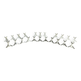 Christofle - série de 11 porte-couteaux en métal argenté