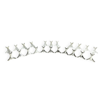 Christofle - série de 11 porte-couteaux en métal argenté